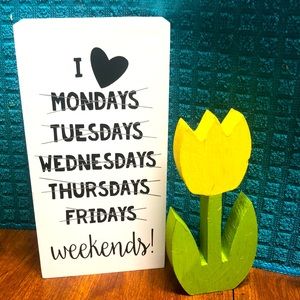 Days of the Week Sign